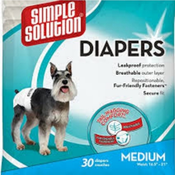 Disposable Dog Diapers for Female Dogs | Super Absorbent Leak-Proof Fit - Picture 5 of 5